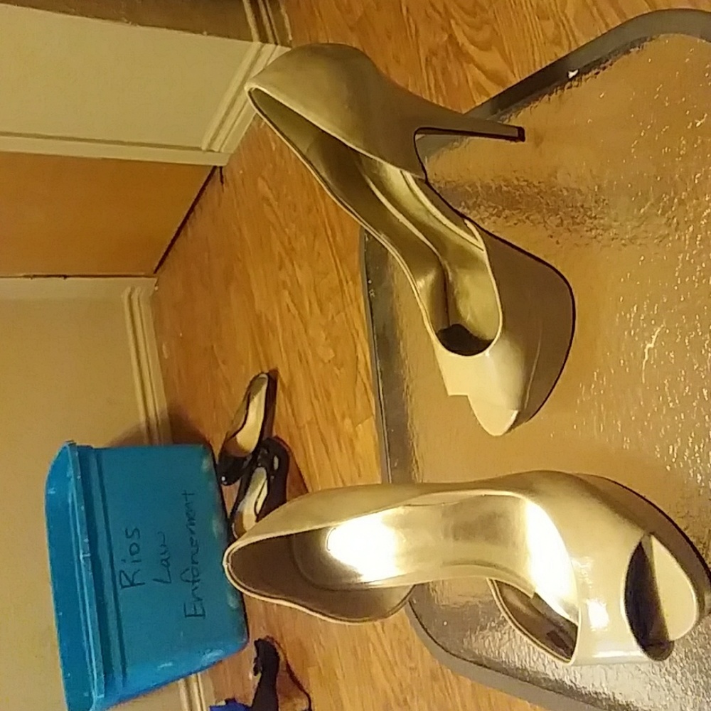 Nude high heels